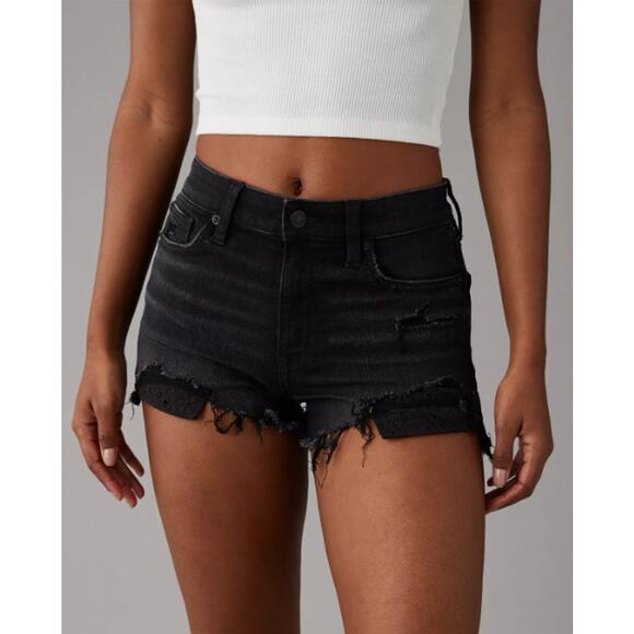 NWT American Eagle Women's Next Level High-Waisted Denim Short-Size 23W - Picture 1 of 6
